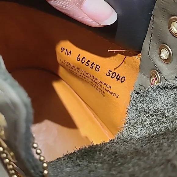 Men's Olive Green Timberland Boots - Picture 6 of 7